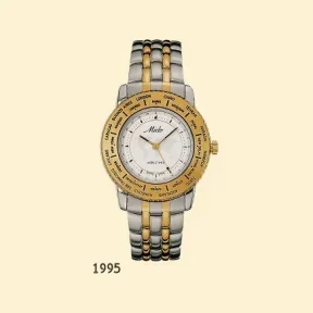 美度/Mido WORLD TIMER 世界时 系列  不锈钢 PVD 石英机芯 男表 M52009111