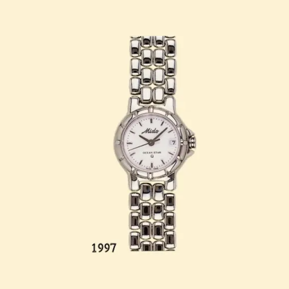 美度/Mido NEW LINE 系列  抛光不锈钢 石英机芯 男表 M70644161