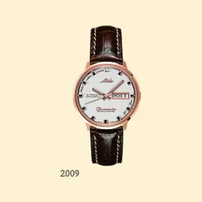 美度/Mido COMMANDER GOLD 指挥官 系列 37.00 MM 18K玫瑰金 自动机械机芯 男表 M84197G183