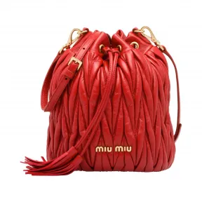 缪缪/Miu Miu 软羊革水桶包 5BE014_N88_F068Z