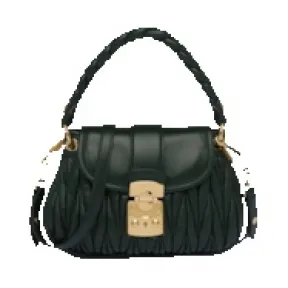 缪缪/Miu Miu Miu Coffer 绗缝皮包 5BH188-N88-F077U-V-OOO