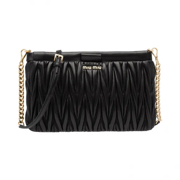 缪缪/Miu Miu 软羊革手包 5BH356_N88_F0002