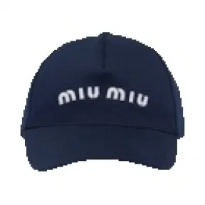 缪缪/Miu Miu 丹宁棒球帽 5HC179-2DP1-F0X32