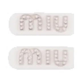 缪缪/Miu Miu 树脂玻璃和金属发夹 5IF072-2F4N-F0W5V