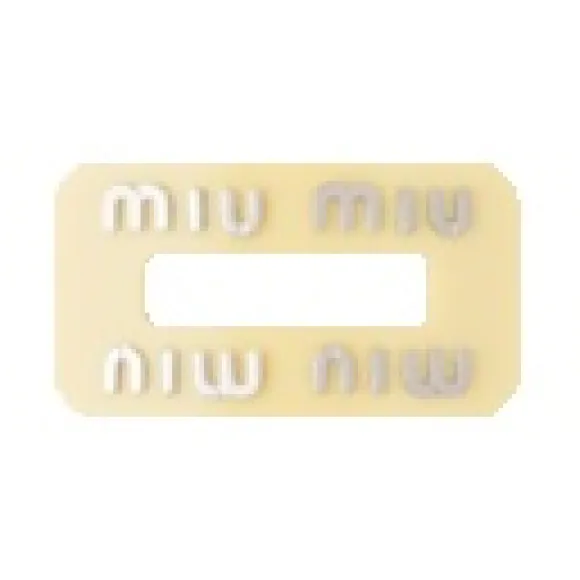 缪缪/Miu Miu 硬质树脂玻璃发夹 5JF093-2DNK-F068X