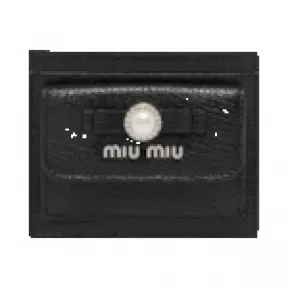 缪缪/Miu Miu MADRAS 皮革卡片夹 5MC081-2F3R-F0002