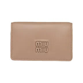 缪缪/Miu Miu 豆沙色 皮革卡夹 5MC122-2F8K-F0770