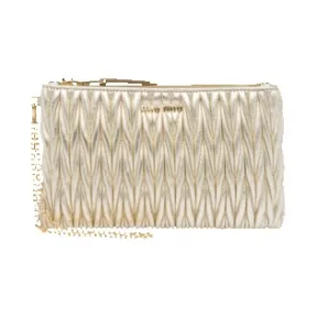 缪缪/Miu Miu 绗缝皮包 5NH81C-N88-F0846