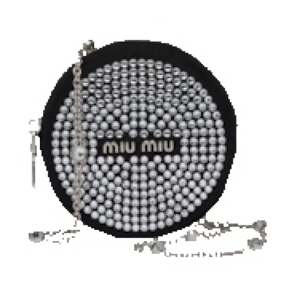 缪缪/Miu Miu 配肩带缎面挂饰 5TA009-2D5H-F0002