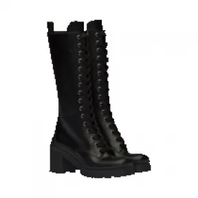 缪缪/Miu Miu 蕾丝皮靴 5W227D-3KL9-F0002-F-080