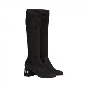 缪缪/Miu Miu 麂皮靴 5W677C_L66_F0002