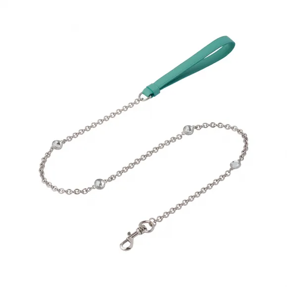 缪缪/Miu Miu 绿玉色 皮革牵引绳 5YG011-2DQ9-F0194