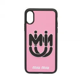 缪缪/Miu Miu iPhone X 和 XS 手机套 5ZH058_2CIU_F0638