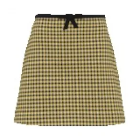 缪缪/Miu Miu 平纹针织迷你裙 MJD176-1YQE-F0F06