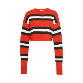 缪缪/Miu Miu 设得兰羊毛套衫 MML233_1UGM_F068Z