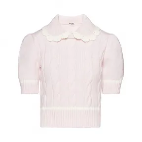 缪缪/Miu Miu 绞花针织羊绒套衫 MML246_1VBV_F0442