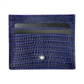 万宝龙/Montblanc 蓝色 牛皮 卡包 U0116297