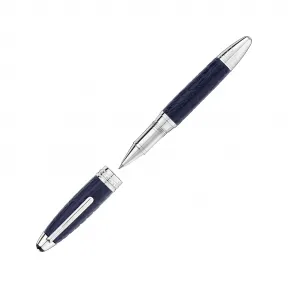 万宝龙/Montblanc MB125572-巨匠系列异域皮革蓝色鳄鱼皮签字笔