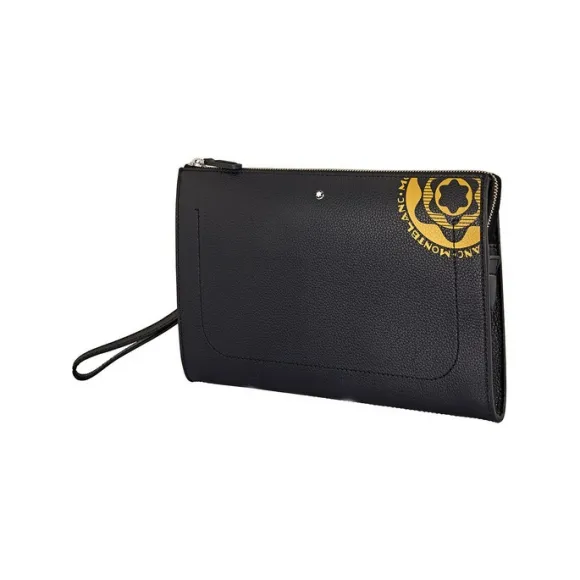 万宝龙/Montblanc Meisterstuck 软粒面皮革手拿包 - 黑色 U0127319