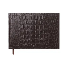 万宝龙/Montblanc 棕色鳄鱼纹印花留言簿 128481 - U0128481
