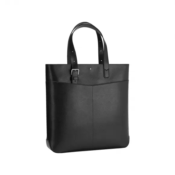 万宝龙/Montblanc 全新万宝龙匠心系列竖款托特包 黑色
 128552 - U0128552