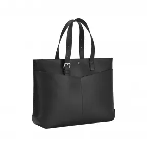 万宝龙/Montblanc 全新万宝龙匠心系列横款托特包 黑色
 128555 - U0128555