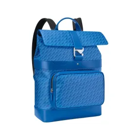 万宝龙/Montblanc 全新万宝龙M_Gram 4810系列翻盖双肩包 亮蓝色 129019 - U0129019