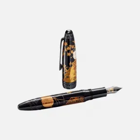 万宝龙/Montblanc Meisterstück Calligraphy Maki-e LE 88 Fountain Pen Curved Nib - Fountain pens  钢笔 U0125340