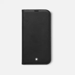 万宝龙/Montblanc Montblanc Sartorial Flip Side Cover with 2cc and view pocket for Apple iPhone 13 Pro - Phone case  手机壳 U0129852