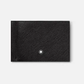 万宝龙/Montblanc Montblanc Sartorial 钱包 6cc 带钱夹 - 豪华信用卡钱包 MB130316