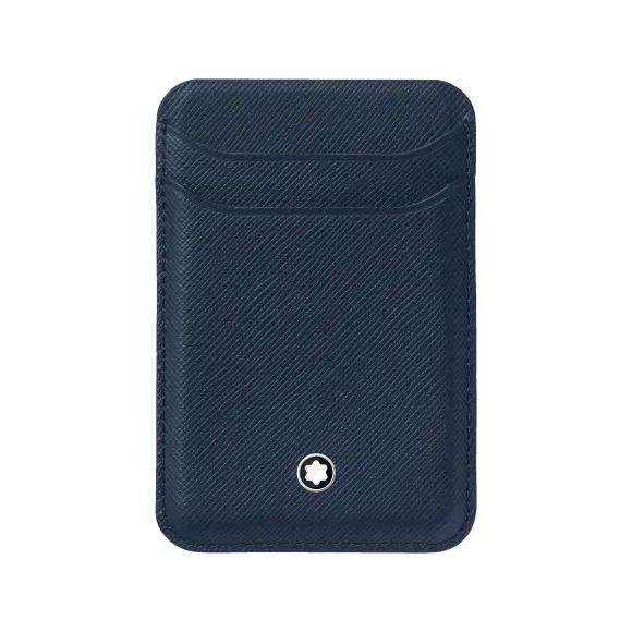 万宝龙/Montblanc MB131731-匠心系列2卡位钱夹 墨水蓝