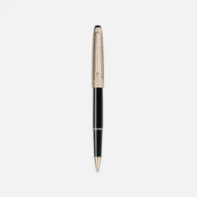 万宝龙/Montblanc Meisterstück Doué Geometry Signature 镀金经典签字笔 - 奢华签字笔 MB132506