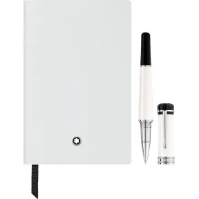 万宝龙/Montblanc Bonheur签字笔和白色笔记本#148套装 U0118972