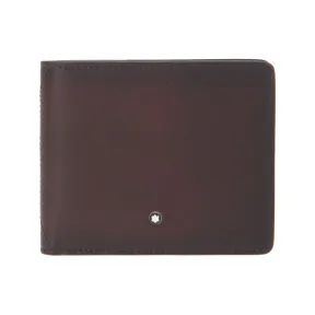 万宝龙/Montblanc 大班墨韵系列皮夹，6个信用卡位 #紫红色 MB123720