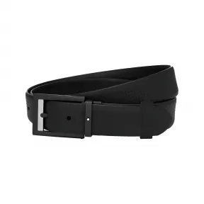 万宝龙/Montblanc 黑色自由剪裁休闲皮带 U0123907