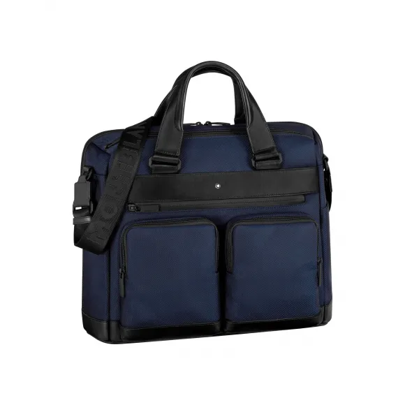 万宝龙/Montblanc 夜航系列中号公文包，带2个前袋 U0124145