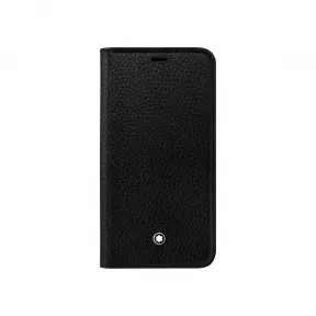 万宝龙/Montblanc 大班系列软皮粒纹侧翻盖支架保护套(Apple iPhone XR) U0124868