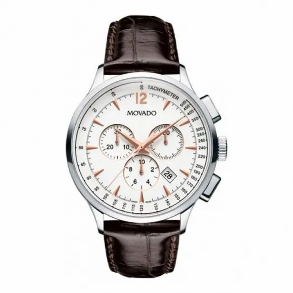 摩凡陀/Movado 思卡系列 石英机芯 男表 0606576