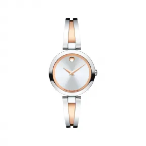 摩凡陀/Movado Aleena系列 27MM 不锈钢 石英机芯 女表 0607151