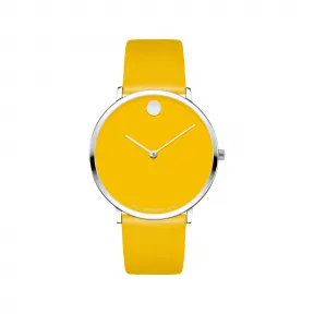 摩凡陀/Movado Modern 47系列 40MM 不锈钢 石英机芯 中性表 0607252