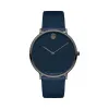 摩凡陀/Movado Modern 47 灰色腕表蓝色表带 0607392