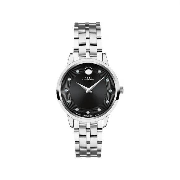 摩凡陀/Movado 1881 Automatic系列 30MM 不锈钢 自动机械机芯 女表 0607469M