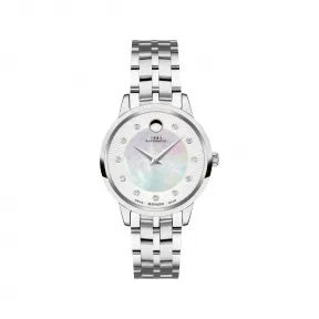 摩凡陀/Movado 1881 Automatic系列 30MM 不锈钢 自动机械机芯 女表 0607486M