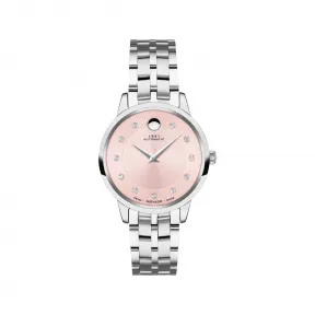 摩凡陀/Movado 1881 Automatic系列 30MM 不锈钢 自动机械机芯 女表 0607487M