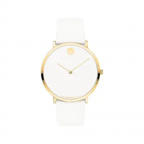 摩凡陀/Movado Modern 47系列 40MM 黄色 PVD ​​抛光不锈钢 石英机芯 中性表 0607494