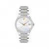 摩凡陀/Movado SE系列 32MM 不锈钢和黄色 PVD ​​镶嵌钻石 石英机芯 女表 0607517