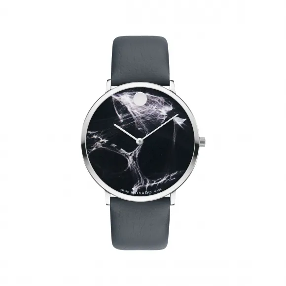 摩凡陀/Movado 摩凡陀 |摩凡陀艺术家Alexi系列-镜头中的光影艺术摄影盘面搭配灰色非动物皮表带 0607525