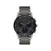 摩凡陀/Movado Museum Sport系列 43MM 灰色和黑色 PVD ​​抛光不锈钢 石英机芯 男表 0607558
