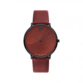 摩凡陀/Movado Modern 47系列 40MM 黑色 PVD ​​抛光不锈钢 石英机芯 中性表 0607575