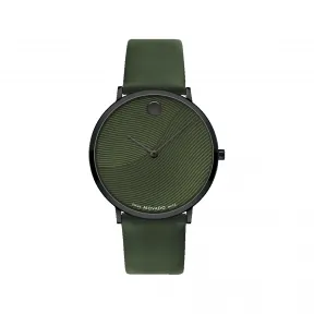 摩凡陀/Movado Modern 47系列 40MM 黑色 PVD ​​抛光不锈钢 石英机芯 中性表 0607577